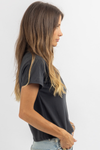 TIMELESS WASHED BLACK TEE