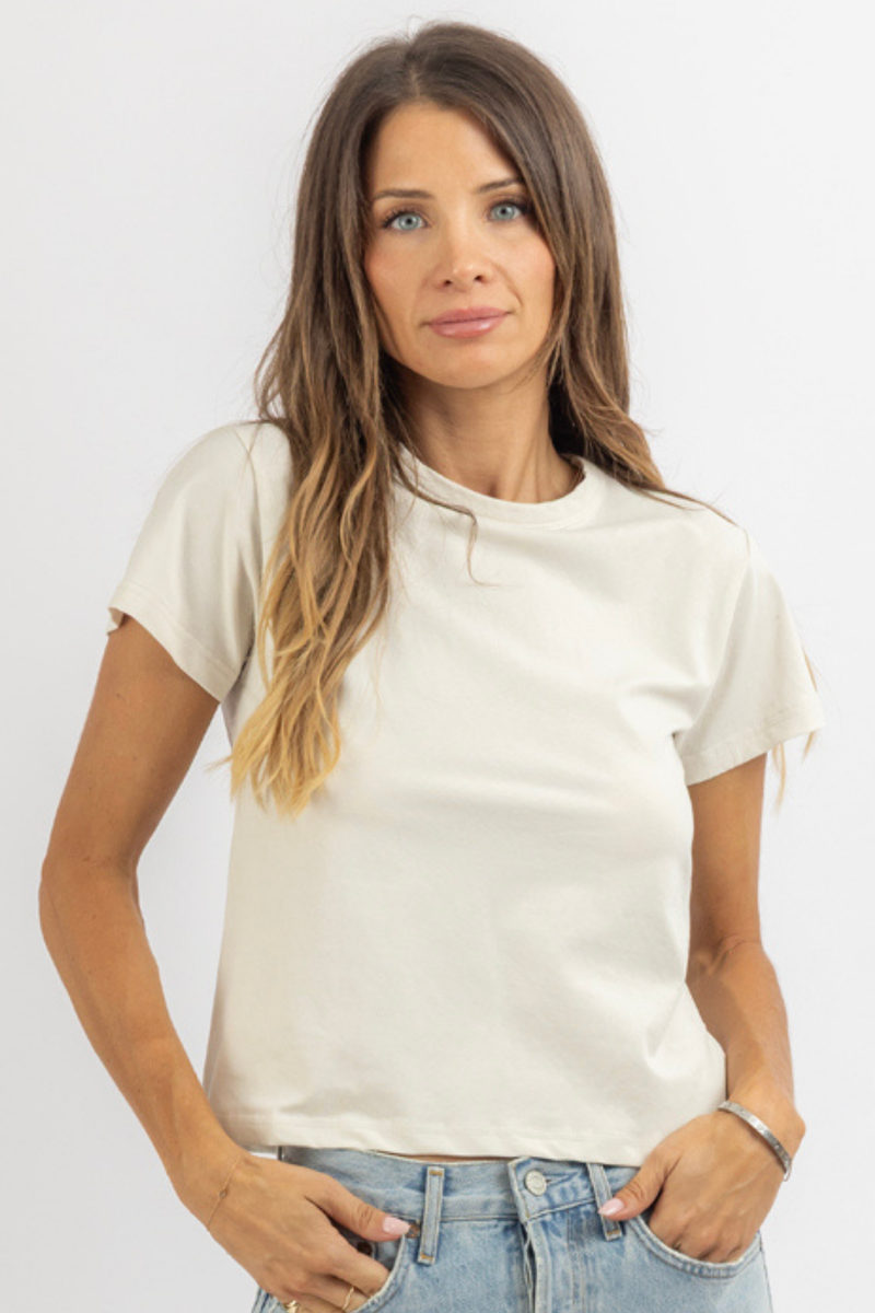 TIMELESS ECRU TEE