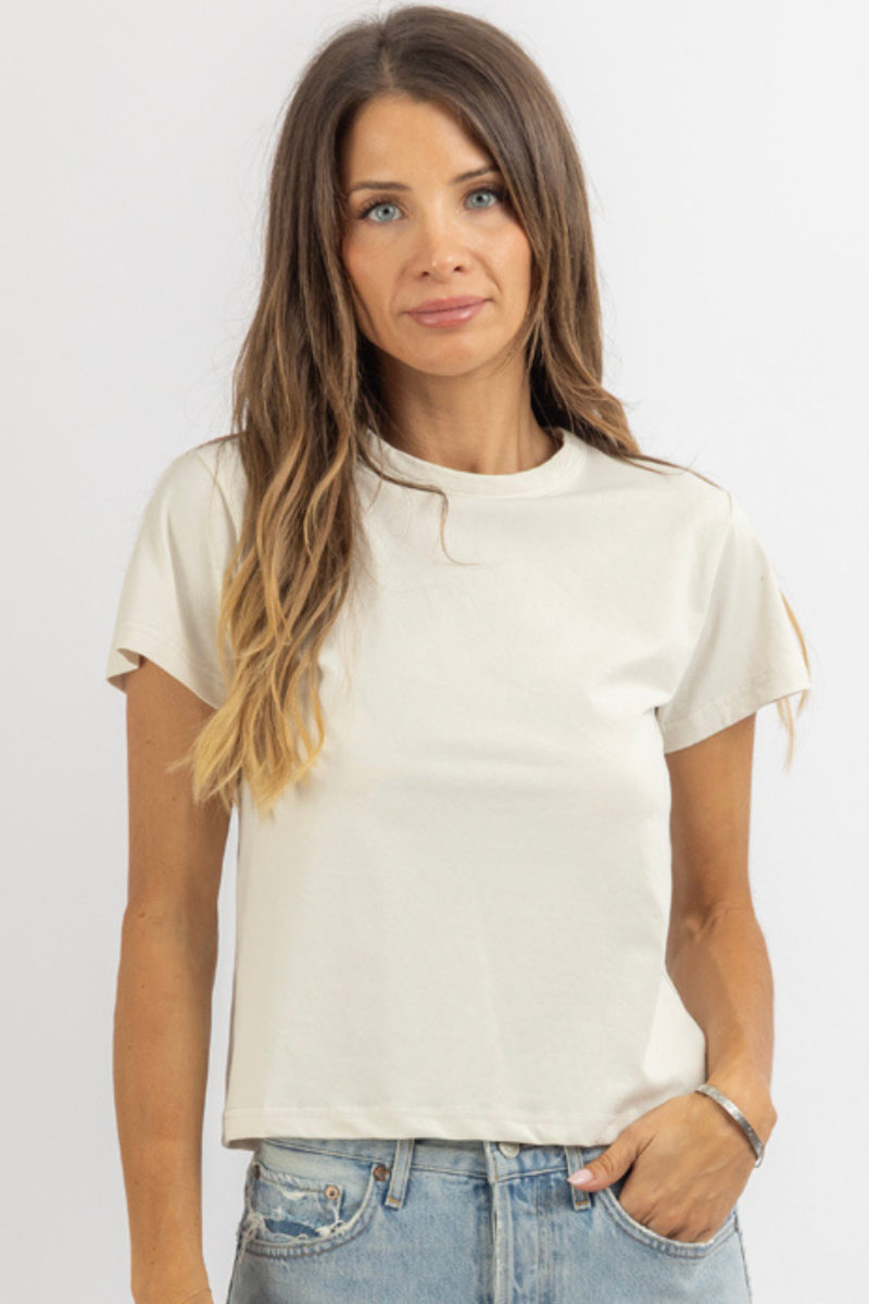 TIMELESS ECRU TEE