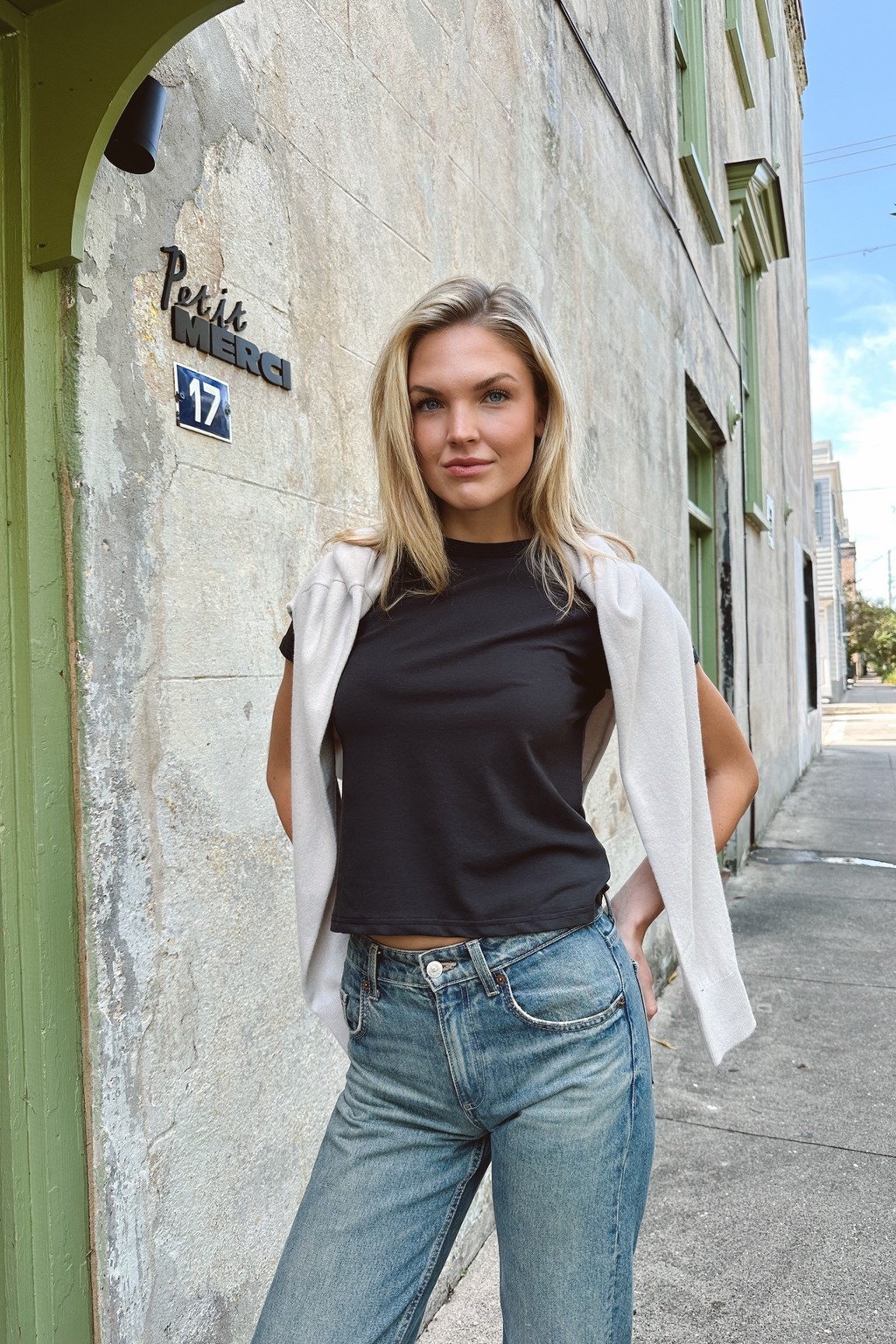 TIMELESS WASHED BLACK TEE