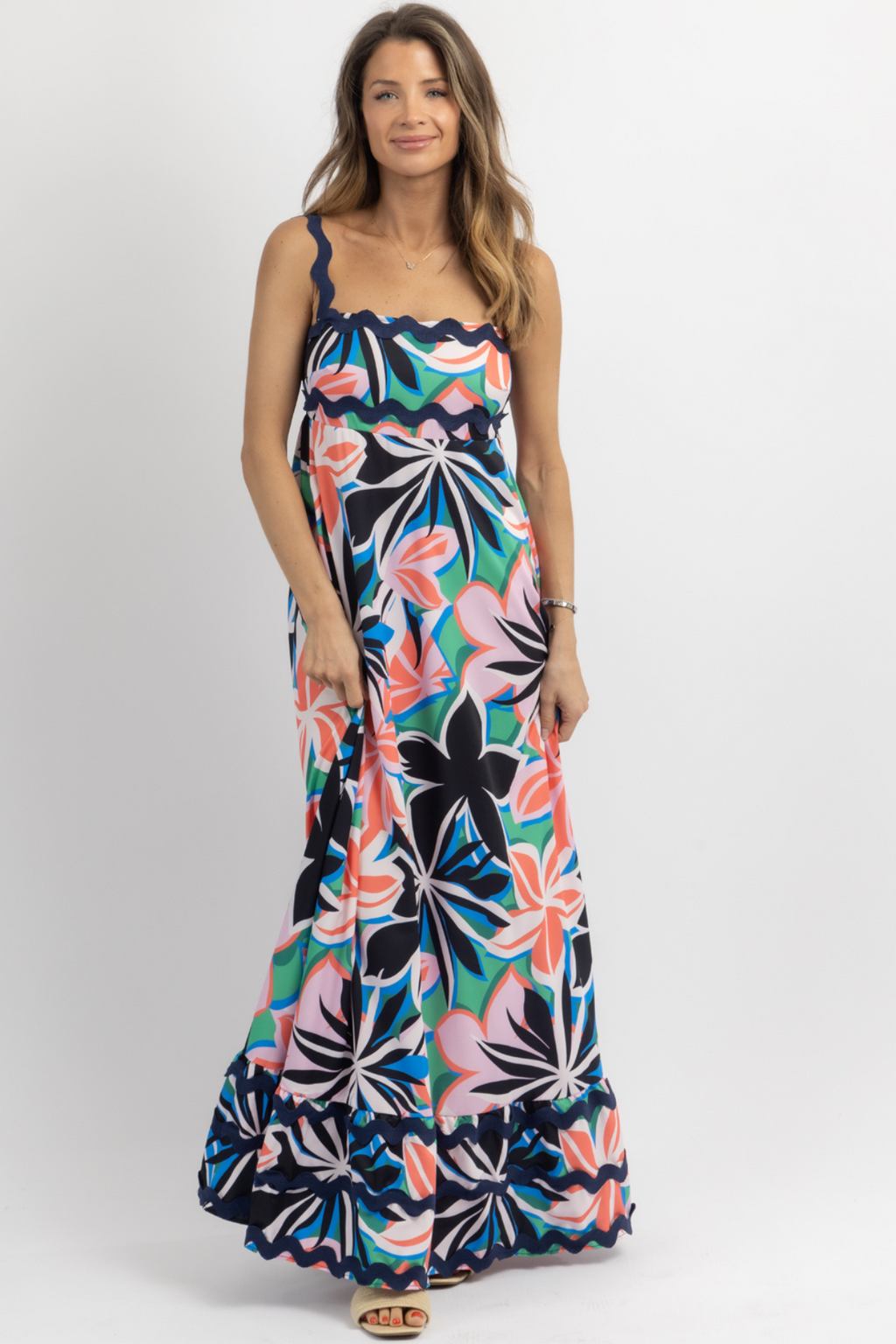 Full Length Maxi Dress - ALOFI - Women Designer Dresses