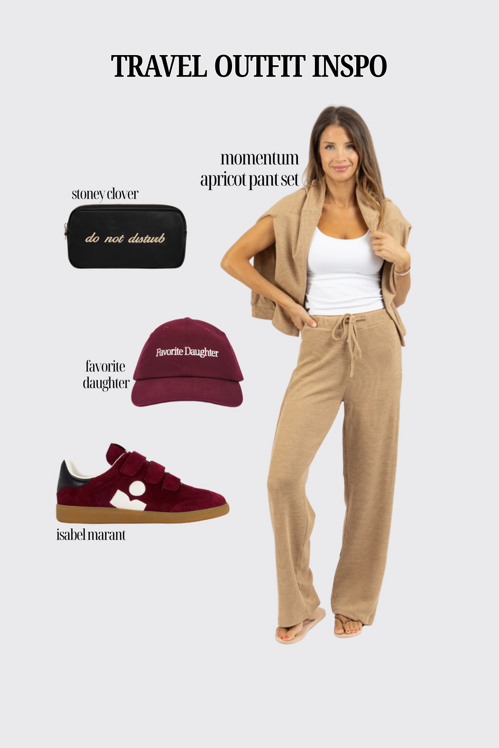 MOMENTUM APRICOT PANT SET *BACK IN STOCK*