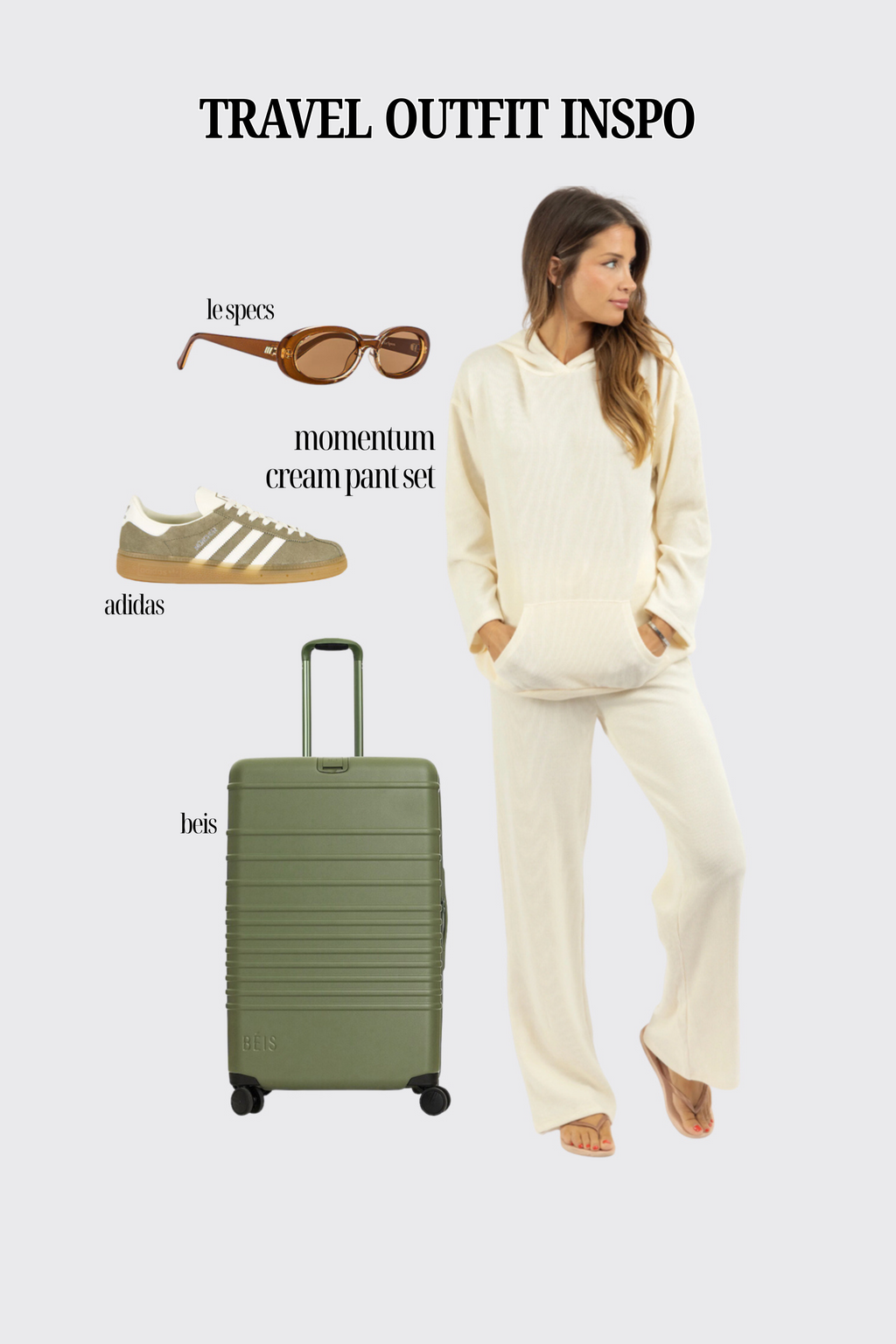 MOMENTUM CREAM PANT SET
