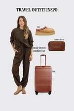 ON AIR BROWN CORDUROY SET