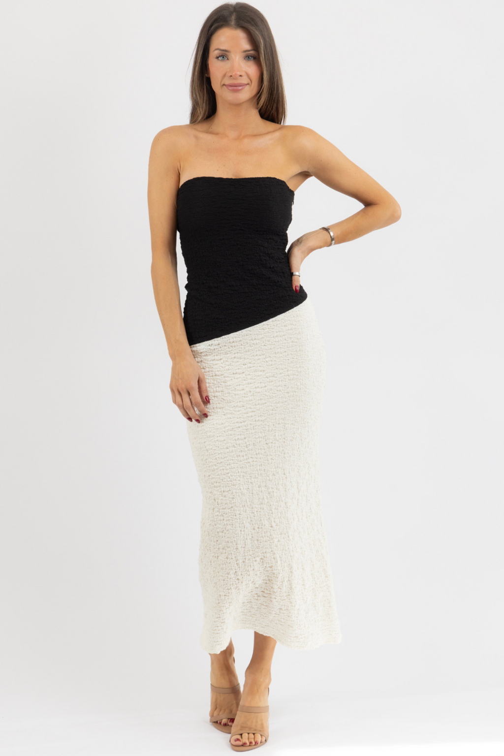 VICTORIA COLOR BLOCKED DRESS