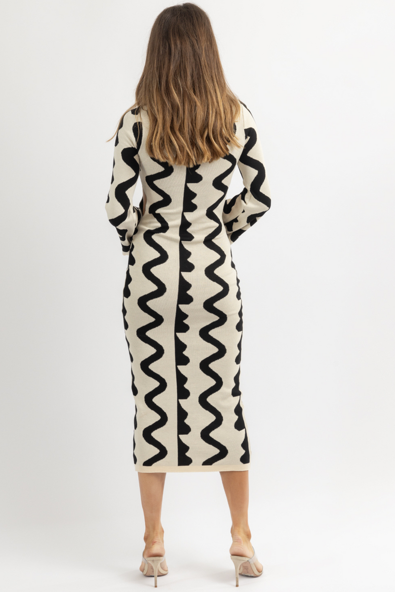 WAVY KNIT MAXI DRESS L'ABEYE WAVY KNIT MAXI DRESS L'ABEYE
