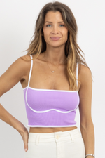 WEEKEND MODE LAVENDER TOP  *BACK IN STOCK*