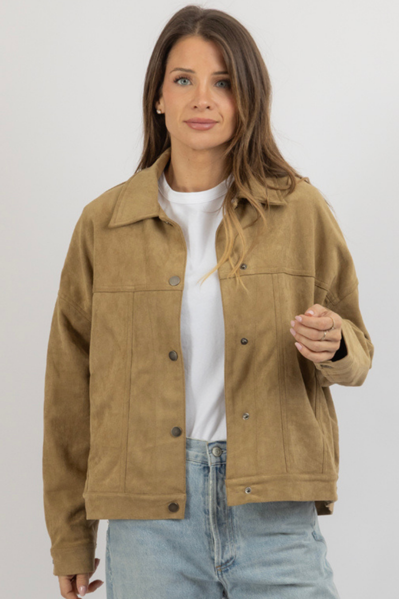 WEST VILLAGE SUEDE JACKET