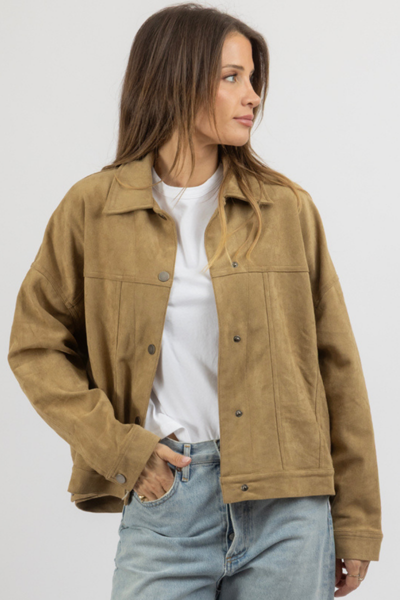 WEST VILLAGE SUEDE JACKET