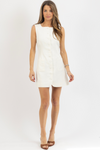 SANDY LINEN MINI DRESS