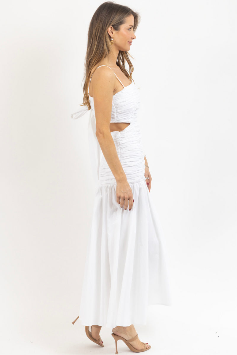 MIRAMAR WHITE MAXI DRESS