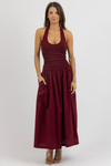 ODETTE WINE DRESS