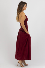 ODETTE WINE DRESS