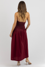 ODETTE WINE DRESS