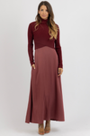 ILYA MERLOT TWO-PIECE DRESS