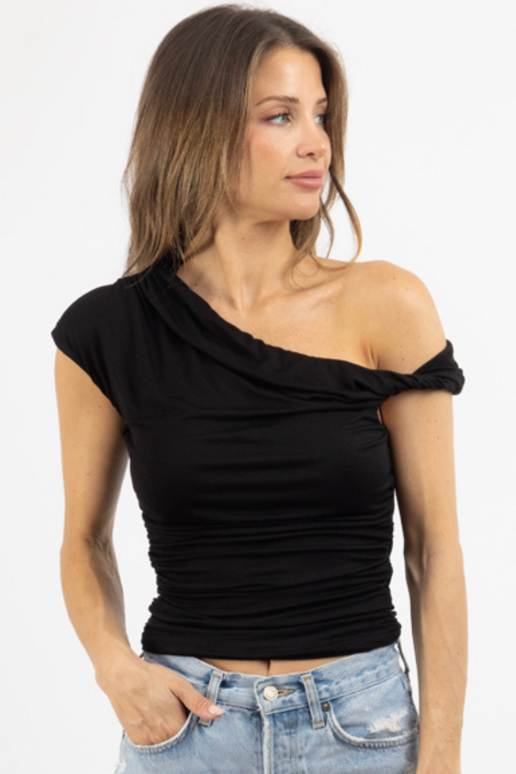 WITH A TWIST BLACK TOP