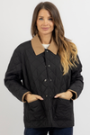 YORKSHIRE BLACK QUILTED JACKET