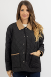 YORKSHIRE BLACK QUILTED JACKET