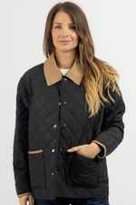 YORKSHIRE BLACK QUILTED JACKET