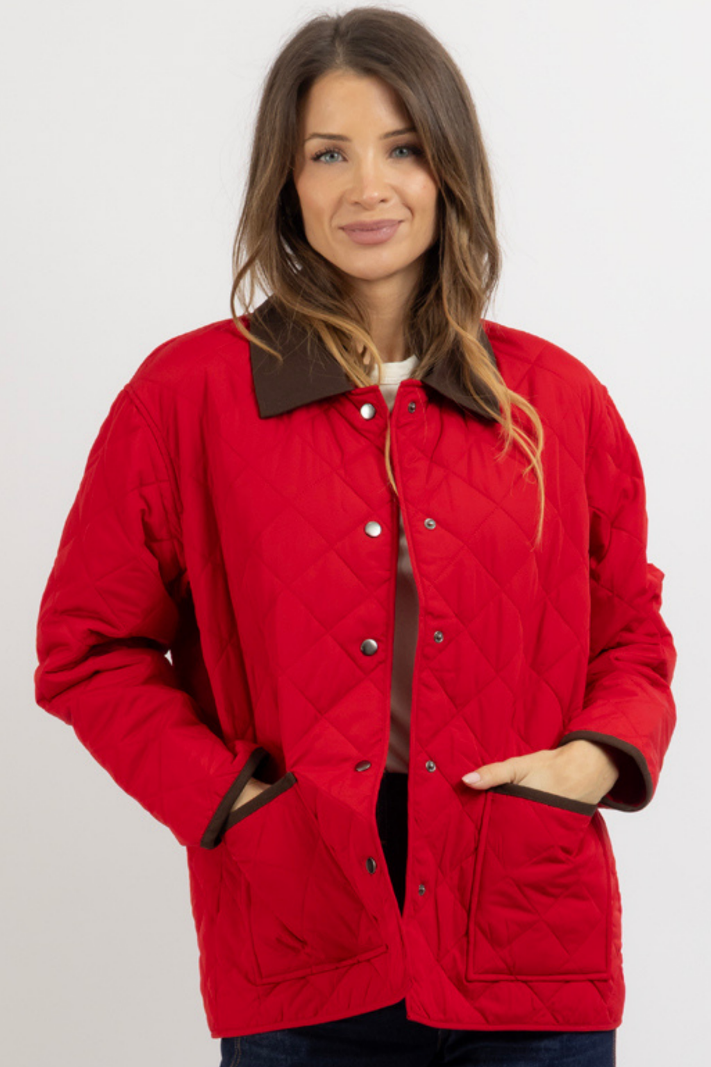 YORKSHIRE RED QUILTED JACKET