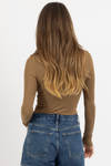 ZIP IT MOCHA TOP