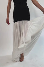 MARIELLA B+W MAXI DRESS