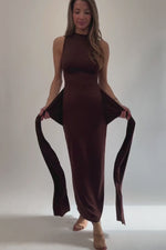 BINDI BROWN MAXI DRESS *BACK IN STOCK*