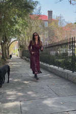 BLEECKER STREET BURGUNDY COAT