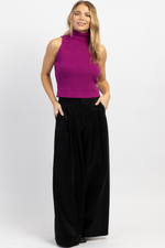 ANTOINETTE LUXE SILKY PLEATED TROUSERS