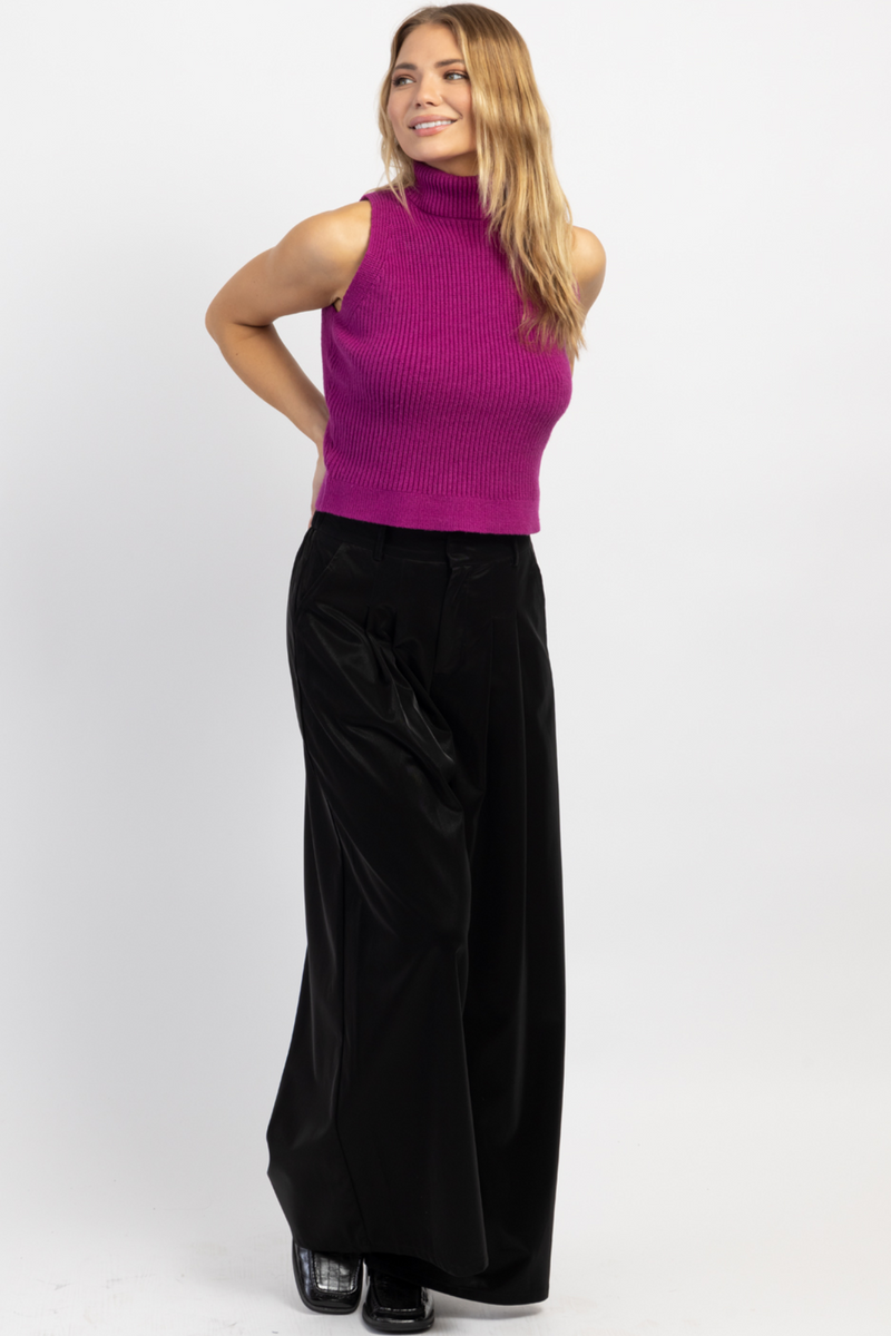ANTOINETTE LUXE SILKY PLEATED TROUSERS