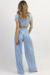 BUTTER SOFT BABY BLUE PALAZZO PANT SET *BACK IN STOCK*