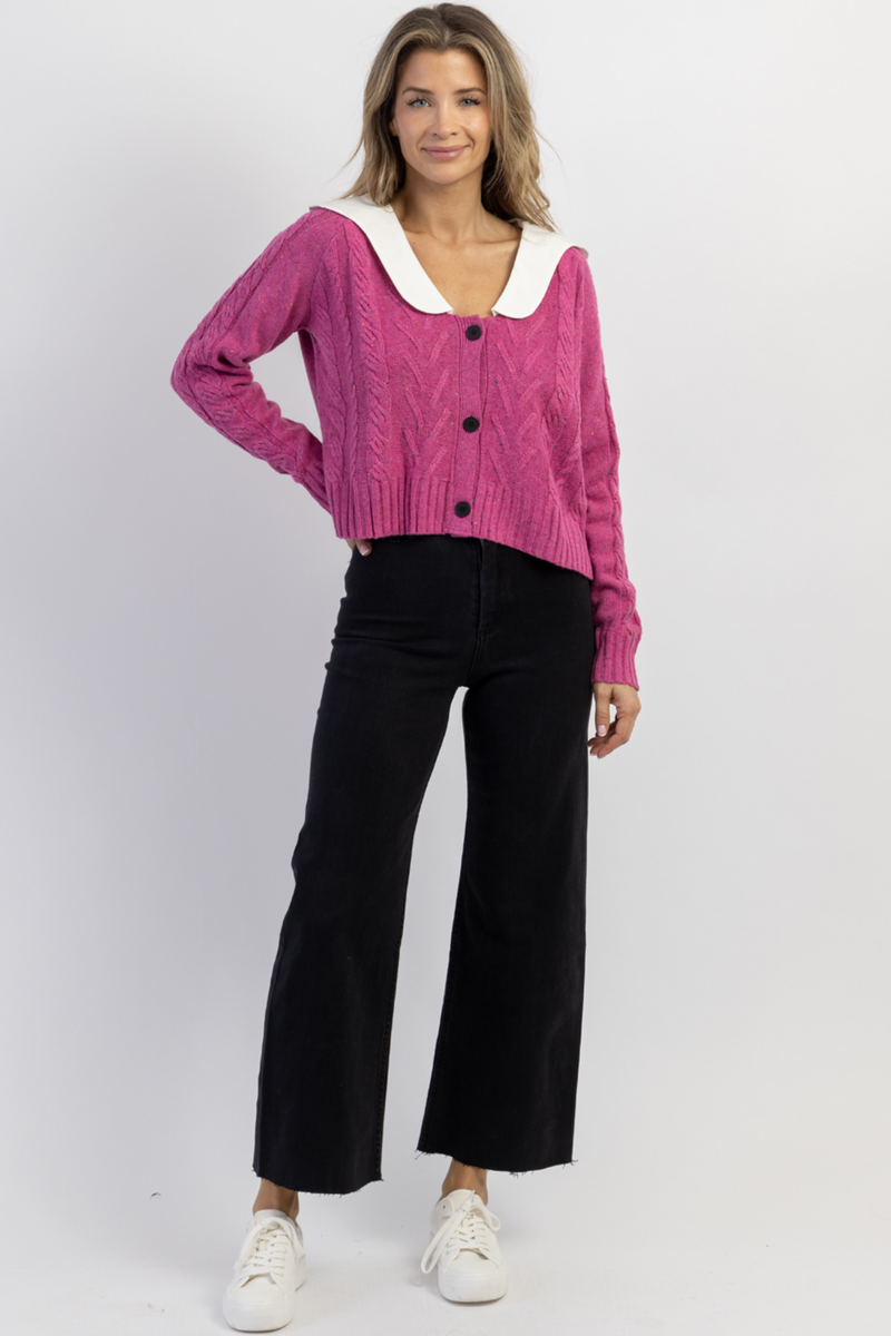 BLACK HAILEY WIDE LEG DENIM PANT *BACK IN STOCK*