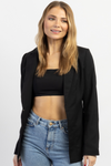 THE BLACK RIVA BLAZER SET