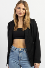 THE BLACK RIVA BLAZER SET