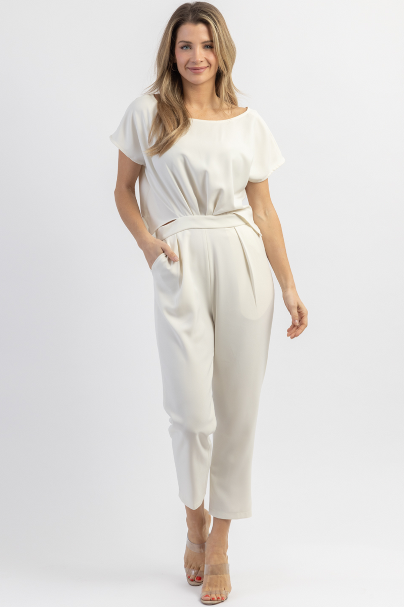 Top and bottom jumpsuit sales