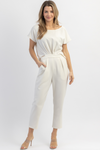 CREAM TOP + BOTTOM JOINT JUMPSUIT *BACK IN STOCK*