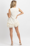 CREAM TULLE BOTTOM SHIFT DRESS *BACK IN STOCK*