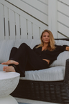 FLOAT ON BLACK COLLAR PANT SET *BACK IN STOCK*