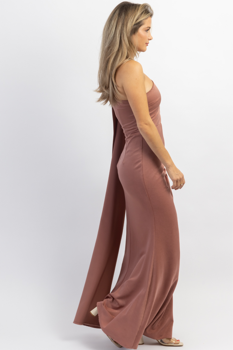 Satin sales mauve dress