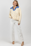 STAPLE WHITE WIDE LEG JEAN