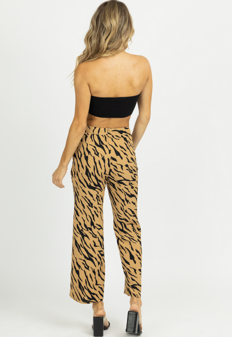パンツ BEEDEN LEOPARD PRINT WIDE STRAIGHT PANTS BEEDEN パンツ BEEDEN LEOPARD PRINT WIDE STRAIGHT PANTS BEEDEN
