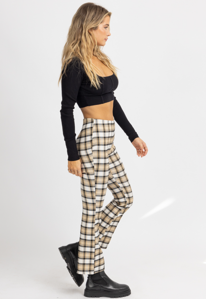 Plaid 2025 tan pants