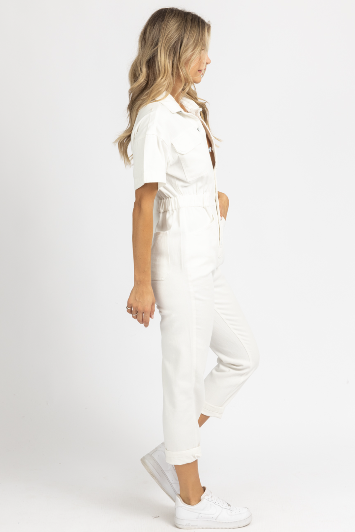 贈り物 linen salopette jumpsuits handmade ivory ルームウェア
