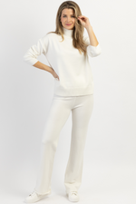 BUNNY SLOPE IVORY FLARE PANT SET *BACK IN STOCK*