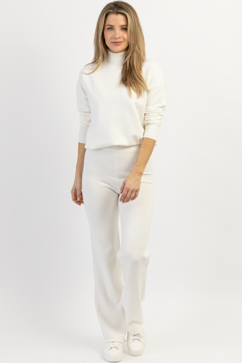 BUNNY SLOPE IVORY FLARE PANT SET *BACK IN STOCK*